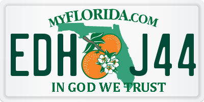 FL license plate EDHJ44