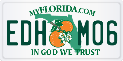 FL license plate EDHM06