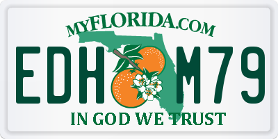 FL license plate EDHM79