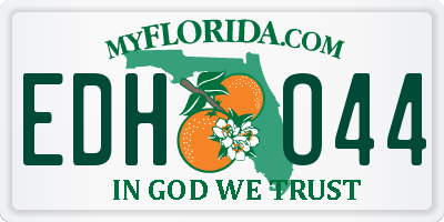 FL license plate EDHO44