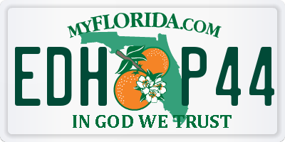 FL license plate EDHP44