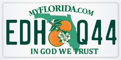 FL license plate EDHQ44