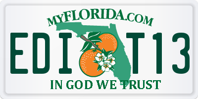 FL license plate EDIT13