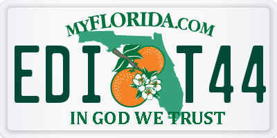 FL license plate EDIT44