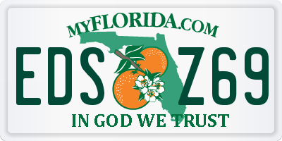 FL license plate EDSZ69