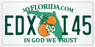 FL license plate EDXI45