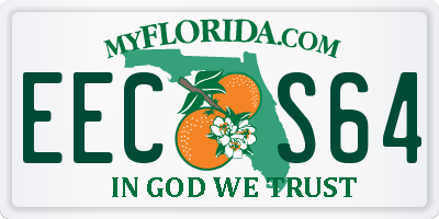 FL license plate EECS64