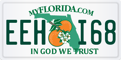 FL license plate EEHI68