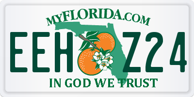 FL license plate EEHZ24