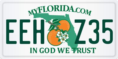 FL license plate EEHZ35