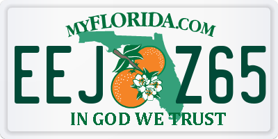 FL license plate EEJZ65