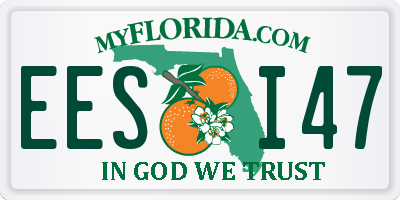 FL license plate EESI47