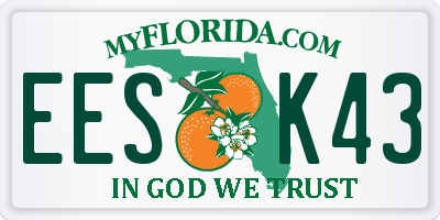 FL license plate EESK43