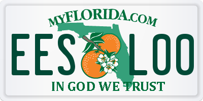 FL license plate EESL00