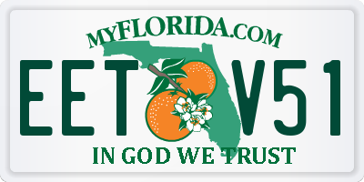 FL license plate EETV51