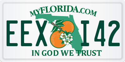 FL license plate EEXI42