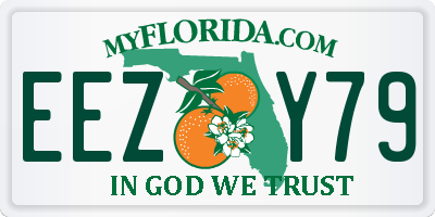 FL license plate EEZY79