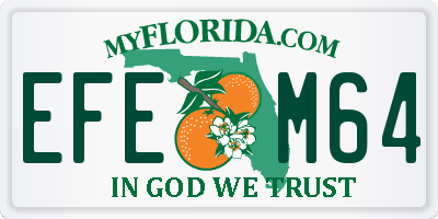 FL license plate EFEM64