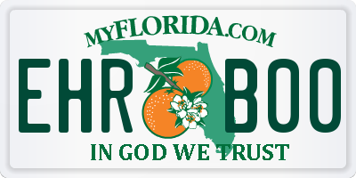 FL license plate EHRB00