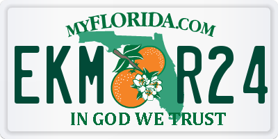 FL license plate EKMR24