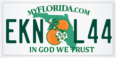 FL license plate EKNL44