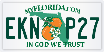 FL license plate EKNP27