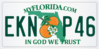 FL license plate EKNP46