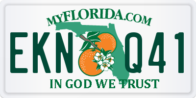 FL license plate EKNQ41