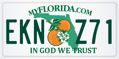 FL license plate EKNZ71