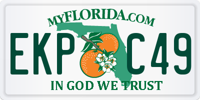 FL license plate EKPC49