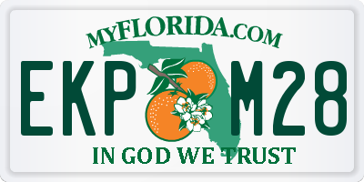 FL license plate EKPM28