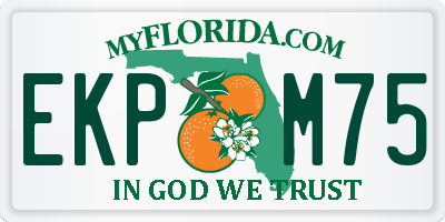 FL license plate EKPM75