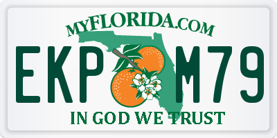FL license plate EKPM79