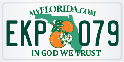 FL license plate EKPO79