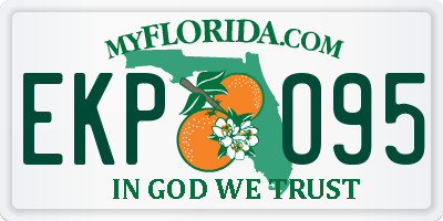 FL license plate EKPO95