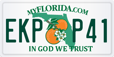 FL license plate EKPP41