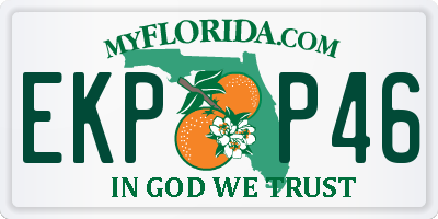 FL license plate EKPP46