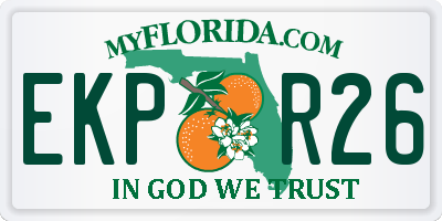 FL license plate EKPR26