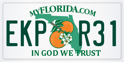 FL license plate EKPR31