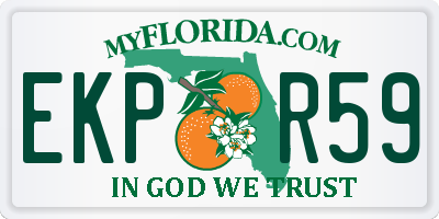 FL license plate EKPR59