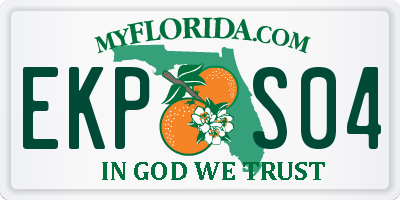 FL license plate EKPS04
