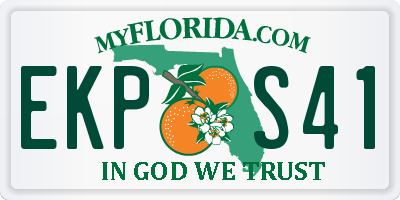 FL license plate EKPS41