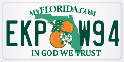 FL license plate EKPW94