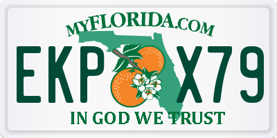 FL license plate EKPX79