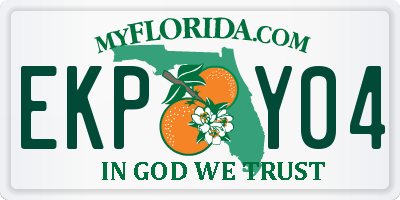 FL license plate EKPY04