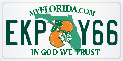 FL license plate EKPY66