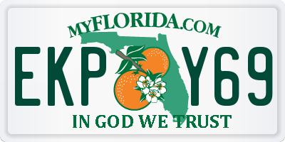 FL license plate EKPY69