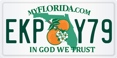 FL license plate EKPY79