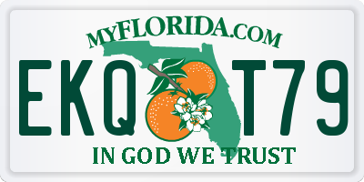 FL license plate EKQT79