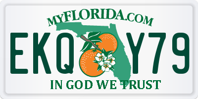 FL license plate EKQY79